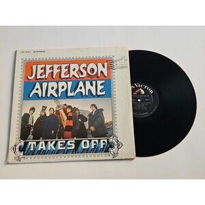 JEFFERSON AIRPLANE TAKES OFF LP ST 1966 Indianapolis Pressing LSP 3584 Shrink EX